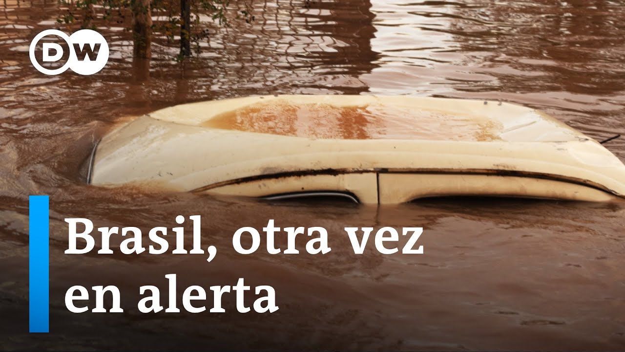 Brasil emite nueva alerta por lluvias e inundaciones Brasil emite nueva alerta por lluvias e inundaciones