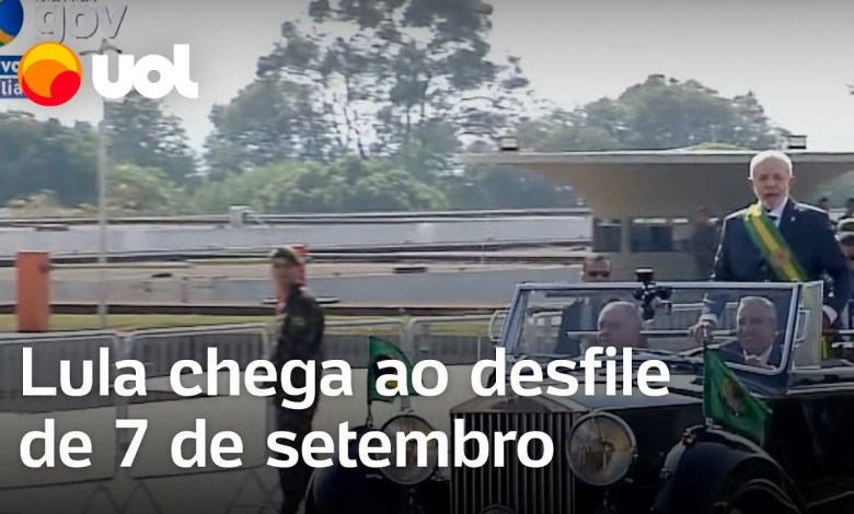 September 7 in Brasilia: Lula arrives at the parade without the September 7 in Brasilia: Lula arrives at the parade without the