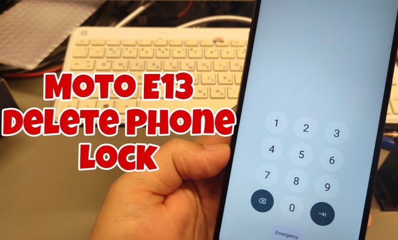 Forgot Phone Lock. Motorola Moto E13 (XT2345), Delete Forgot Phone Lock. Motorola Moto E13 (XT2345), Delete