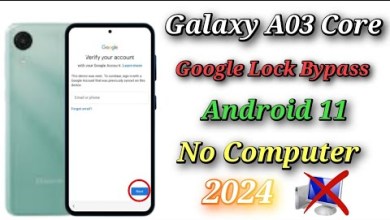 Samsung Galaxy A03 Core Google Lock Bypass Samsung Galaxy A03 Core Google Lock Bypass