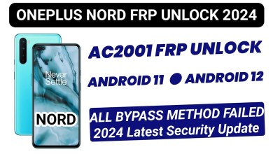Oneplus Nord (AC2001) Frp Unlock Android 12/13 || Oneplus Nord (AC2001) Frp Unlock Android 12/13 ||