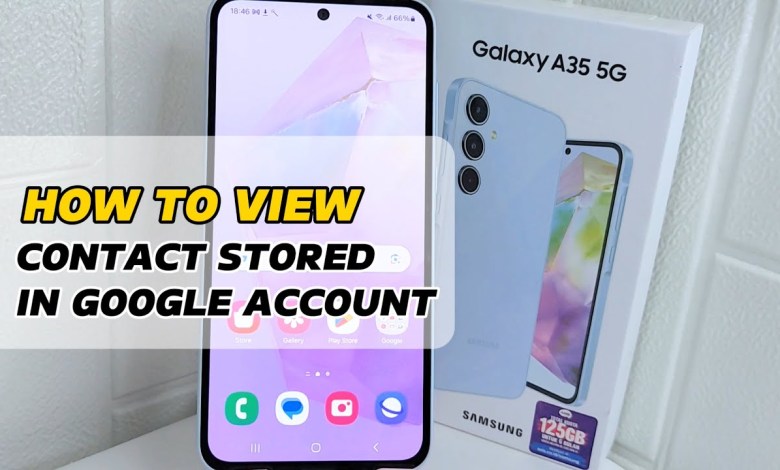Samsung A35 5G | How To View Contact Stored In Samsung A35 5G | How To View Contact Stored In