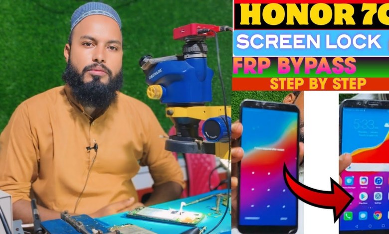 Honor 7C Screen Lock And Frp Bypass Step By Step Honor 7C Screen Lock And Frp Bypass Step By Step