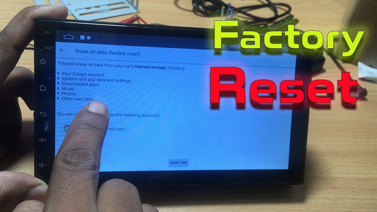Factory Reset of Android Car Stereo – Complete Guide Factory Reset of Android Car Stereo – Complete Guide