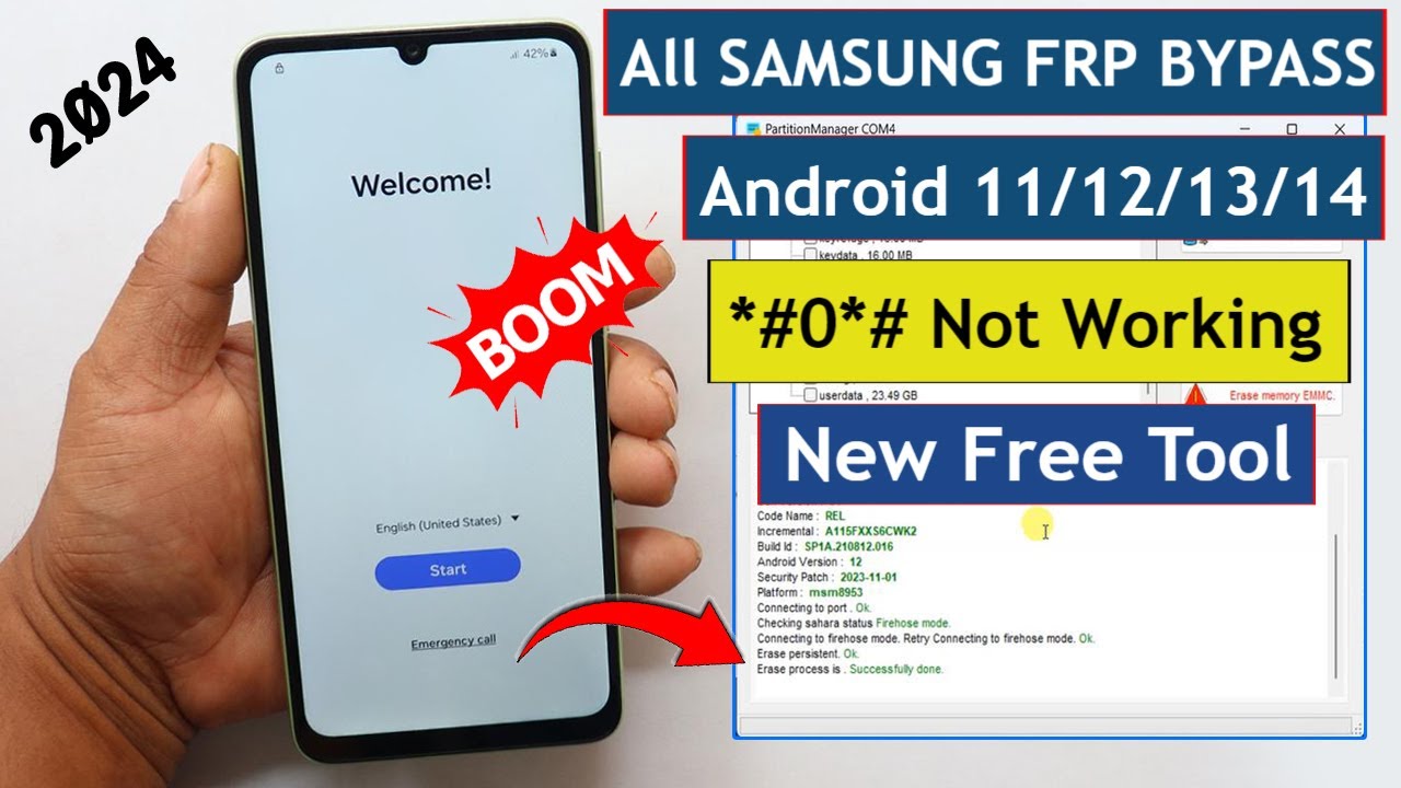 Boom ! All Samsung Frp Bypass/Unlock One Click Boom ! All Samsung Frp Bypass/Unlock One Click