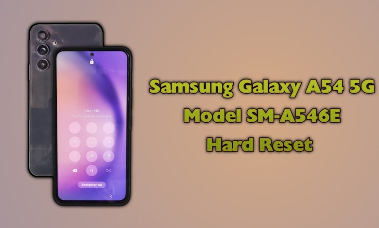 How To Samsung Galaxy A54 5G Hard Reset How To Samsung Galaxy A54 5G Hard Reset