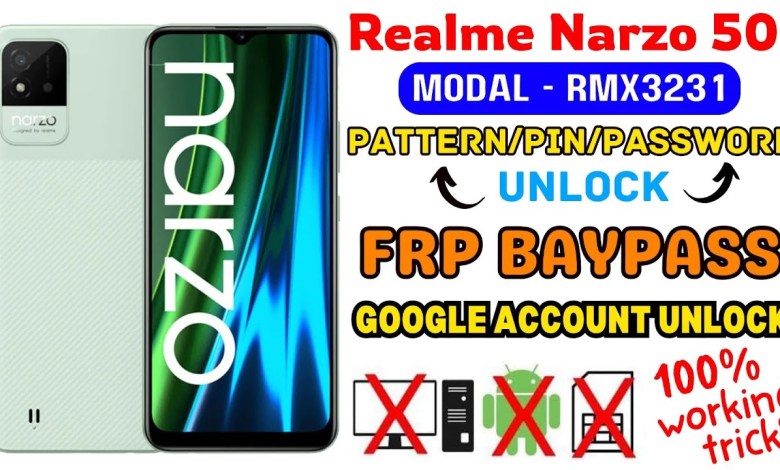 Realme Narzo 50i (RMX3231) Hard Reset ll All Type Pin, Realme Narzo 50i (RMX3231) Hard Reset ll All Type Pin,