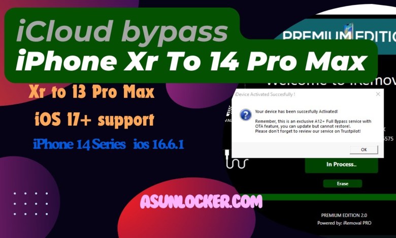 iCloud Bypass iPhone Xr to 14 pro max – No need iCloud Bypass iPhone Xr to 14 pro max – No need