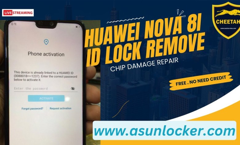 Huawei Nova 8i ID Lock Remove chip Damage Problem solve Huawei Nova 8i ID Lock Remove chip Damage Problem solve