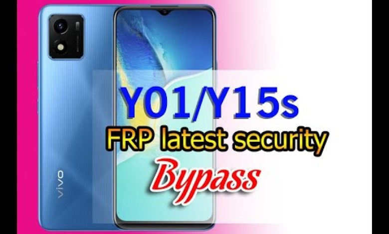 Y01 Y15s password remove and frp bypass latest security Y01 Y15s password remove and frp bypass latest security