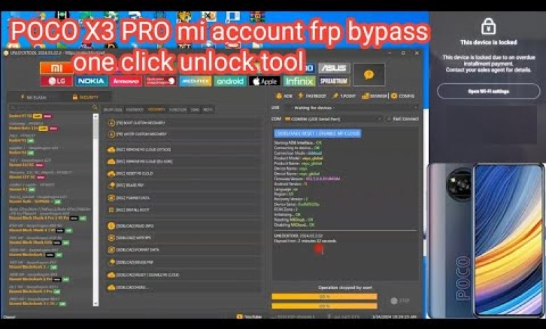 POCO X3 PRO mi account frp bypass_one click unlock tool POCO X3 PRO mi account frp bypass_one click unlock tool