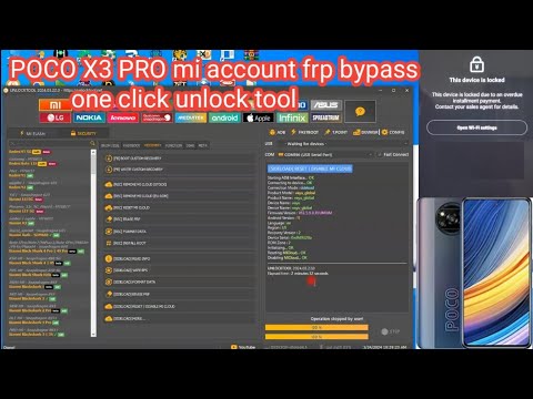 POCO X3 PRO mi account frp bypass_one click unlock tool POCO X3 PRO mi account frp bypass_one click unlock tool