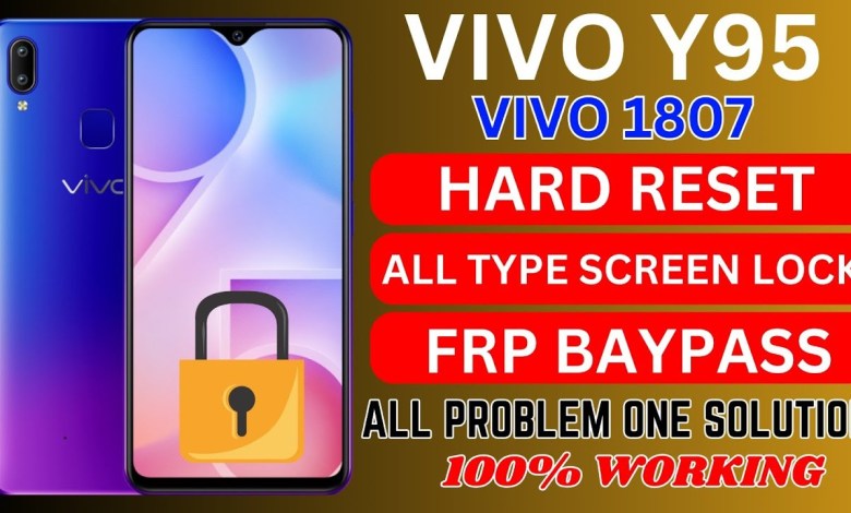 VIVO Y95 (1807) Hard reset || All Type Screen Lock || VIVO Y95 (1807) Hard reset || All Type Screen Lock ||