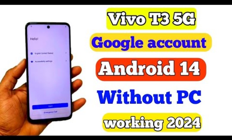 Vivo T3 5G FRP Bypass Android 14 _ New Method 2024 _ Vivo T3 5G FRP Bypass Android 14 _ New Method 2024 _