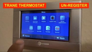 TRANE THERMOSTAT XL824 – HOW TO UN-REGISTER / RESET TRANE THERMOSTAT XL824 – HOW TO UN-REGISTER / RESET