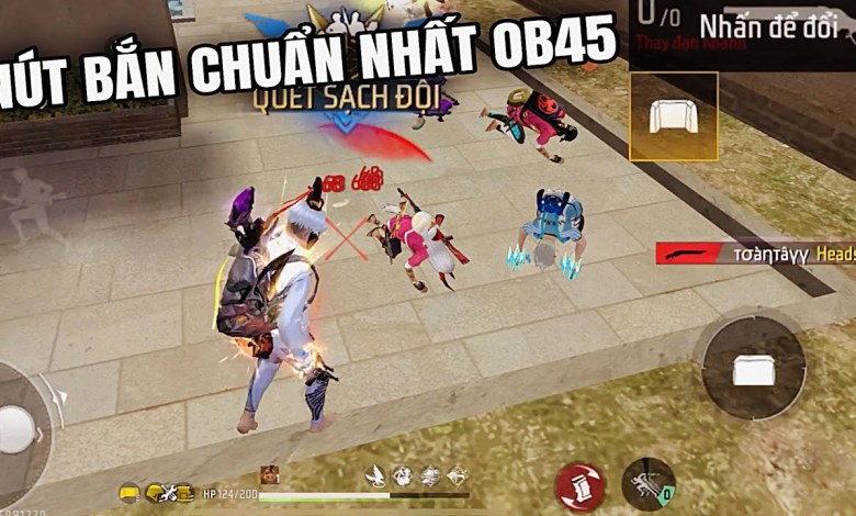 Free Fire | Super Shooting Button OB45 Standard Size For Free Fire | Super Shooting Button OB45 Standard Size For