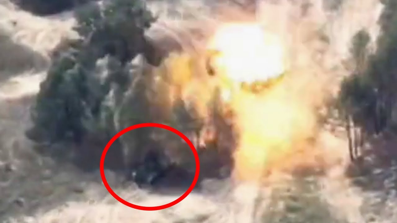 Russian 2S19 Msta-S Artillery Survive Direct Hit Of Russian 2S19 Msta-S Artillery Survive Direct Hit Of