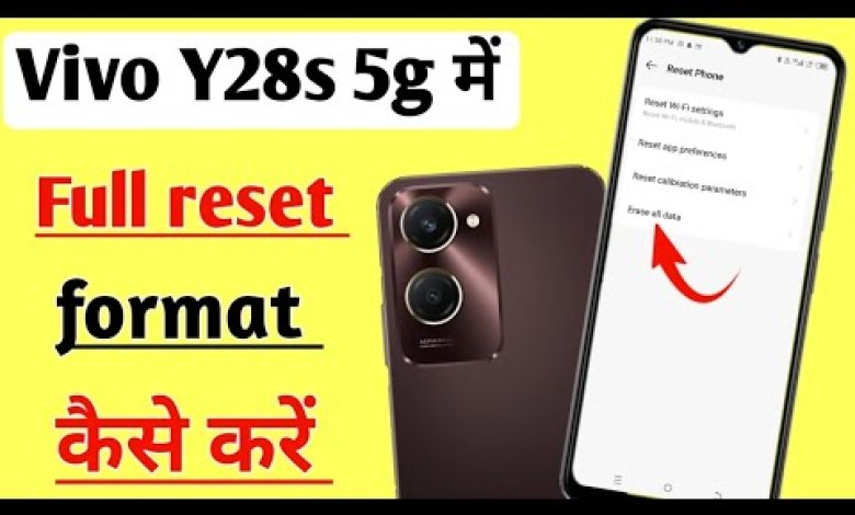 How to hard reset Vivo Y28s 5g mobile How to hard reset Vivo Y28s 5g mobile