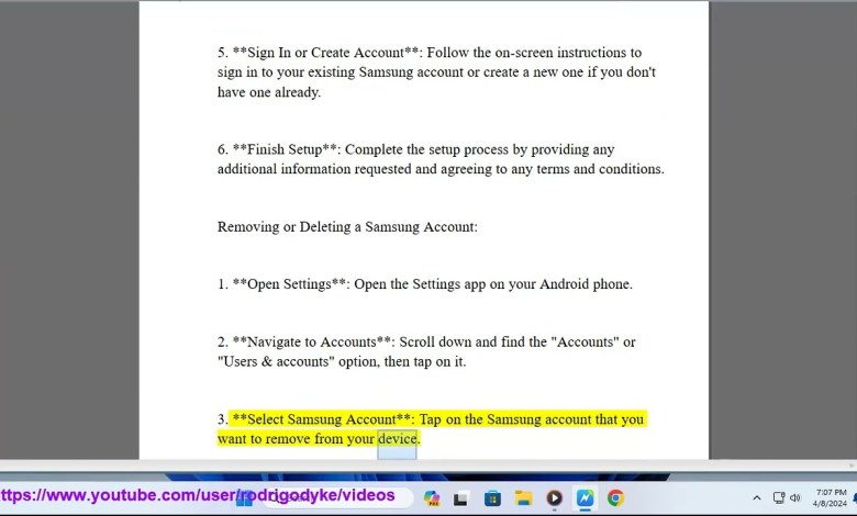 Samsung account: Add, Remove, & Delete Samsung Samsung account: Add, Remove, & Delete Samsung