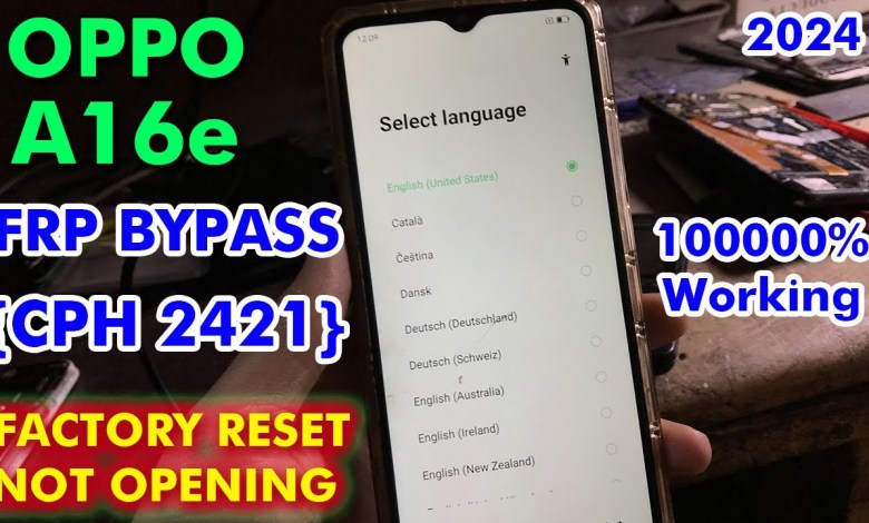 Oppo A16e Frp Bypass Android 11 2024 | Cph 2421 Frp Oppo A16e Frp Bypass Android 11 2024 | Cph 2421 Frp
