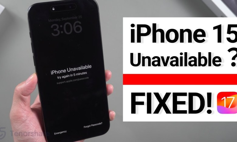 iPhone 15 Unavailable? How to Unlock iPhone If Forgot iPhone 15 Unavailable? How to Unlock iPhone If Forgot