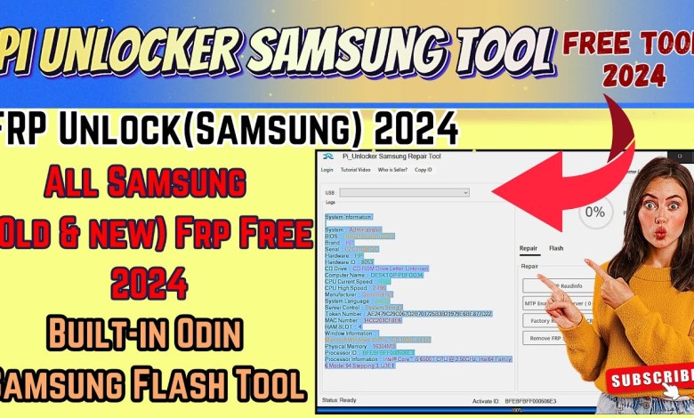 Unlock Samsung FRP with Pi Unlocker Tool: The Easiest Method in 2024 Unlock Samsung FRP with Pi Unlocker Tool: The Easiest Method in 2024