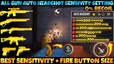 All Gun Headshot Sensitivity Setting After New All Gun Headshot Sensitivity Setting After New