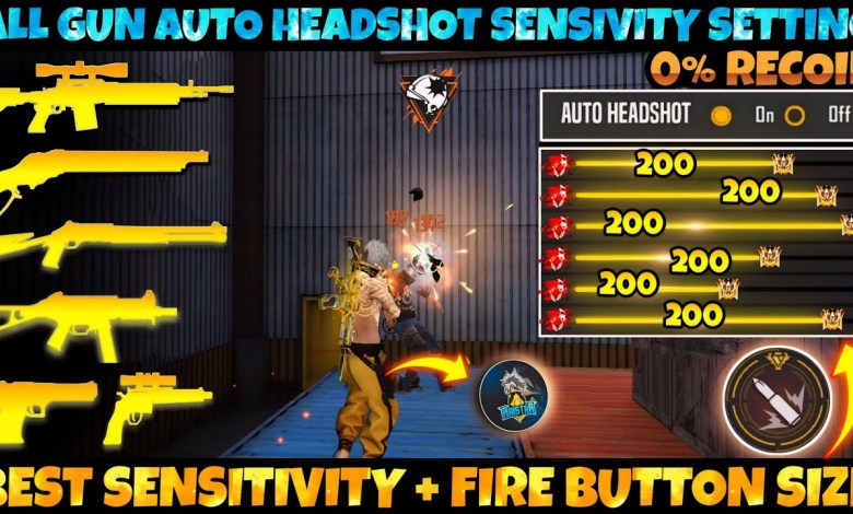 All Gun Headshot Sensitivity Setting After New All Gun Headshot Sensitivity Setting After New
