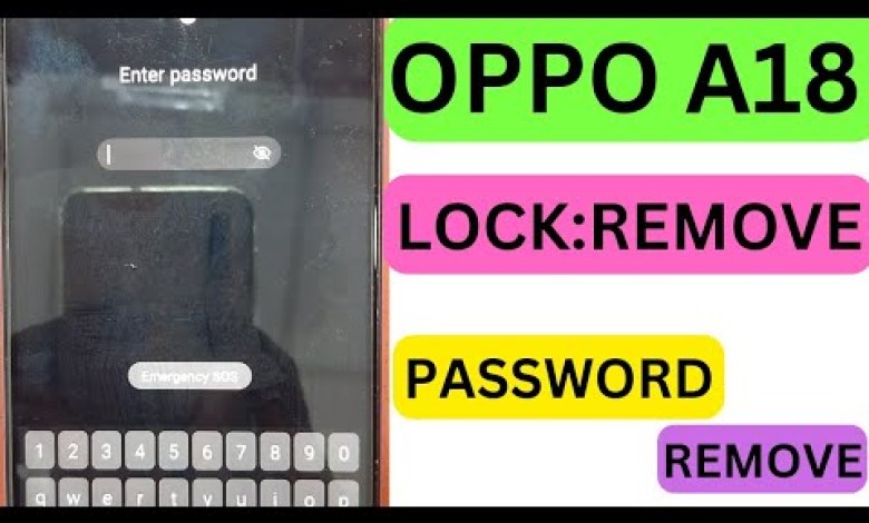 OPPO A18 PIN REMOVED/PASSWORD CHANGE/HARDRESET/FACTOR OPPO A18 PIN REMOVED/PASSWORD CHANGE/HARDRESET/FACTOR