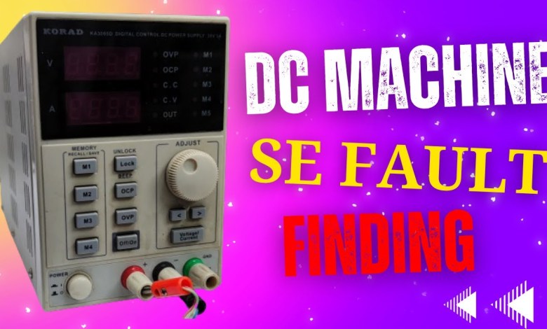 How to check set with DC supply machine How to check set with DC supply machine