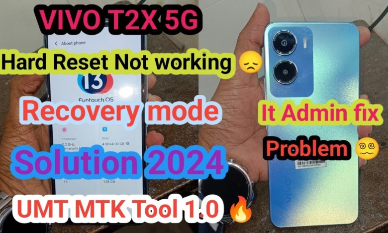 VIVO T2X 5G Hard Reset Recovery mode Not working VIVO T2X 5G Hard Reset Recovery mode Not working