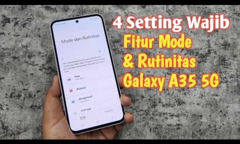 4 Mandatory Settings for Samsung Galaxy A35 5G!! Feature 4 Mandatory Settings for Samsung Galaxy A35 5G!! Feature