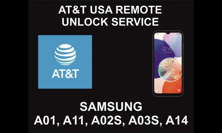 AT&T USA Remote Unlock Service, Samsung A01, A02, A03, AT&T USA Remote Unlock Service, Samsung A01, A02, A03,