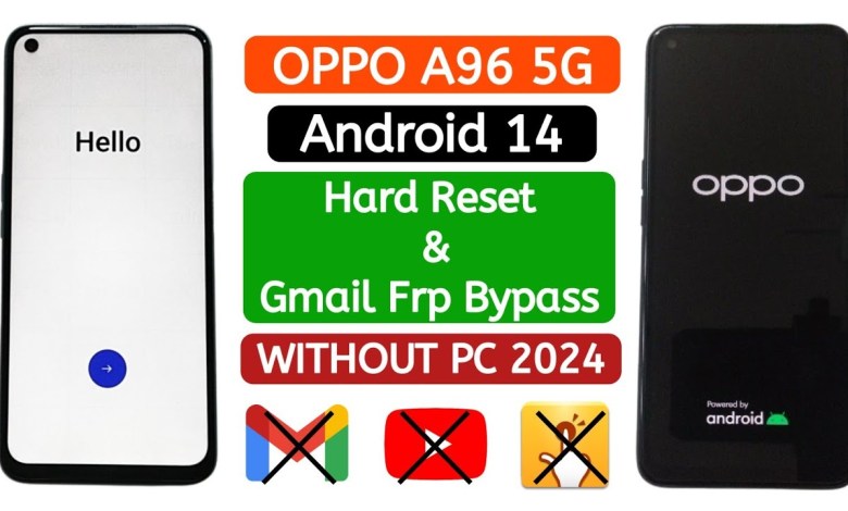 Oppo A96 Hard Reset & Frp Bypass ANDROID 14 Without Pc, Oppo A96 Hard Reset & Frp Bypass ANDROID 14 Without Pc,