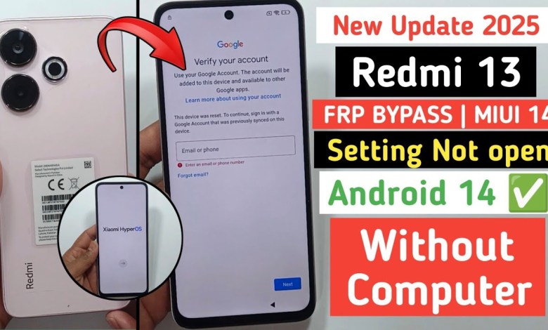 Unlock the Redmi 13 5G with this PC-free FRP Bypass in 2025! Unlock the Redmi 13 5G with this PC-free FRP Bypass in 2025!