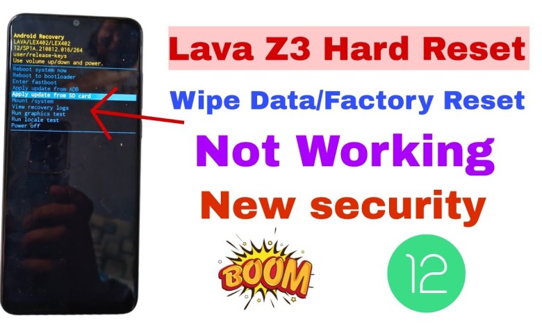Lava Z3 Hard Reset Wipe Data/Factory Reset Not working! Lava Z3 Hard Reset Wipe Data/Factory Reset Not working!
