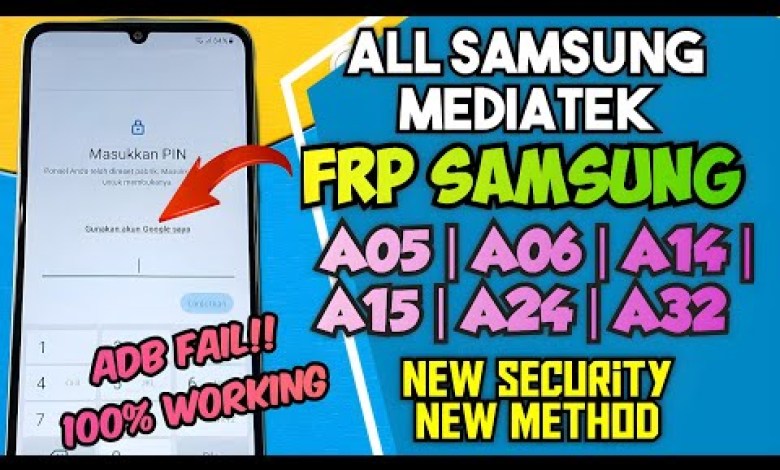Unlocking Samsung A05s, A14, A15, A24, A32: How to Bypass FRP and Google Account Unlocking Samsung A05s, A14, A15, A24, A32: How to Bypass FRP and Google Account