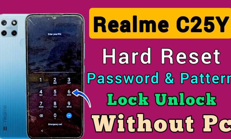 Realme C25Y Hard Reset || Password Unlock || Pattern Realme C25Y Hard Reset || Password Unlock || Pattern