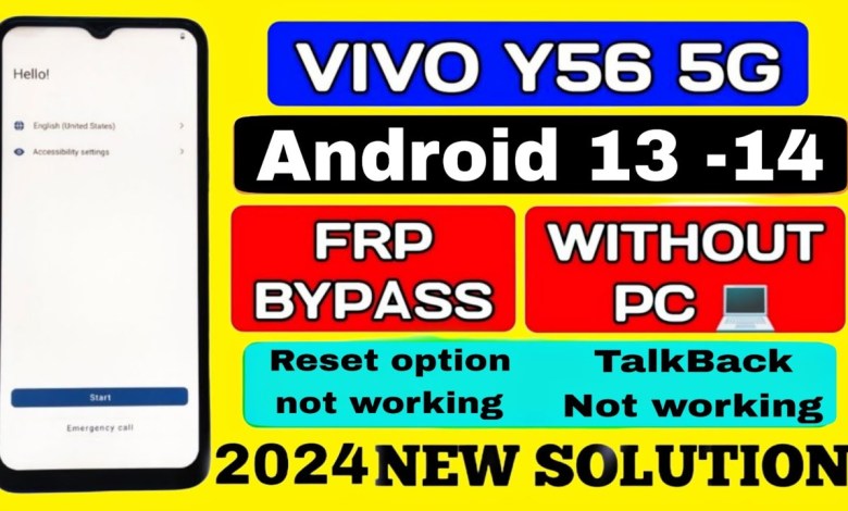 Vivo y56 5g frp bypass android14 || Vivo mobile frp Vivo y56 5g frp bypass android14 || Vivo mobile frp