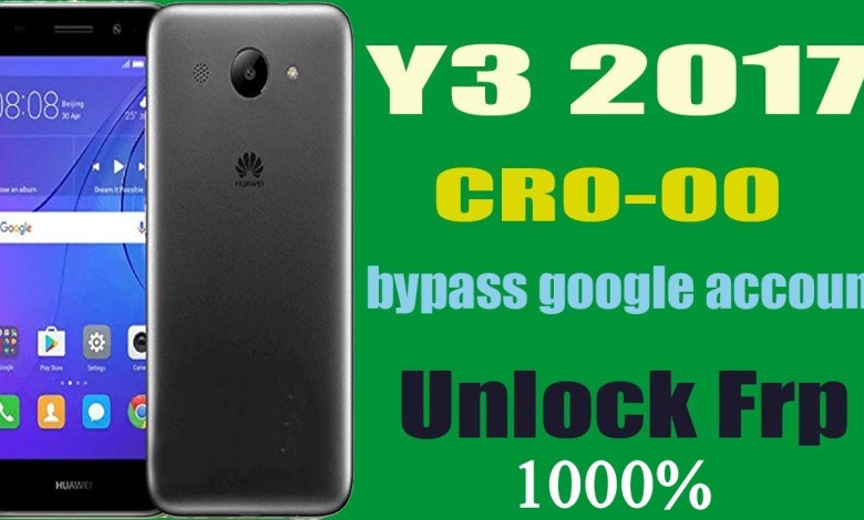 FRP BYPASS HUAWEI Y3 2017 CRO U00 WITHOUT PC 1000% FRP BYPASS HUAWEI Y3 2017 CRO U00 WITHOUT PC 1000%
