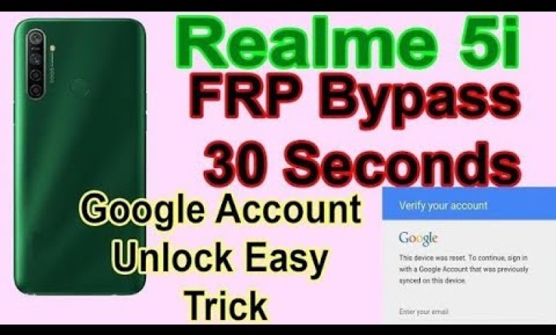 Realme 5/5i/5s/5 Pro Google Account/ FRP Bypass || Only Realme 5/5i/5s/5 Pro Google Account/ FRP Bypass || Only