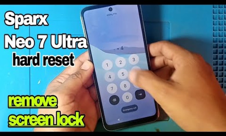 Sparx neo 7 ultra hard reset//remove screen Sparx neo 7 ultra hard reset//remove screen