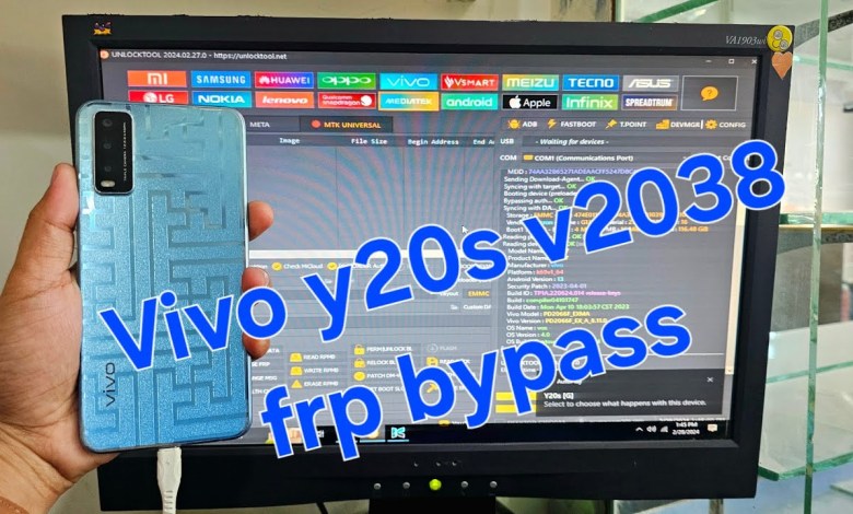 Vivo y20s v2038 frp bypass with unlock tool Vivo y20s v2038 frp bypass with unlock tool