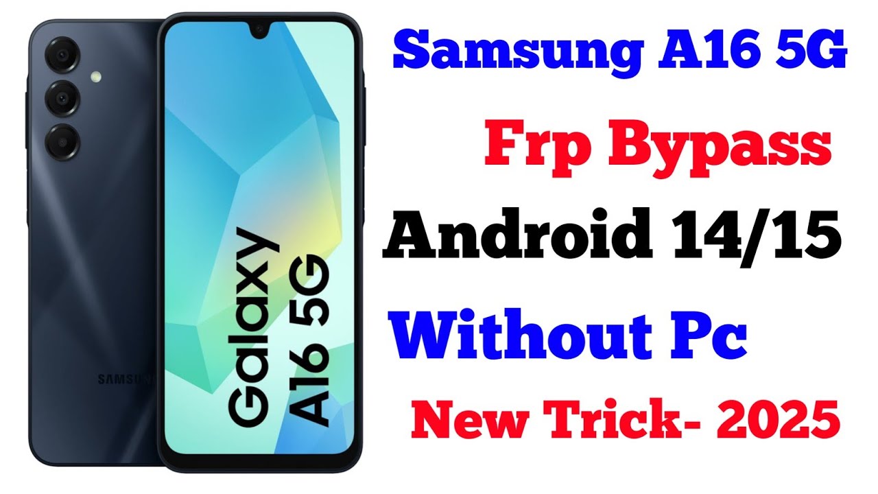 Unlock the Mystery: How to Bypass FRP on Samsung A16 5G with Android 14 | A16 Google Unlock the Mystery: How to Bypass FRP on Samsung A16 5G with Android 14 | A16 Google