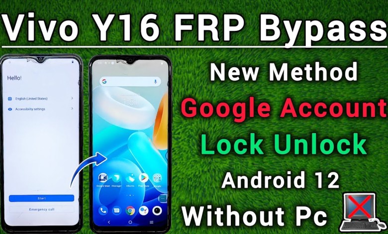 Vivo Y16 FRP Bypass || Android 12 || New Method || Vivo Y16 FRP Bypass || Android 12 || New Method ||