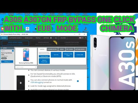A30S A307GN FRP BYPASS ONE CLICK WITH EUB MODE CHIMERA A30S A307GN FRP BYPASS ONE CLICK WITH EUB MODE CHIMERA