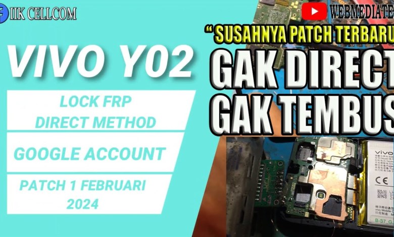 VIVO Y02 GOOGLE ACCOUNT DIRECT METHOD PATCH SECURITY 1 VIVO Y02 GOOGLE ACCOUNT DIRECT METHOD PATCH SECURITY 1