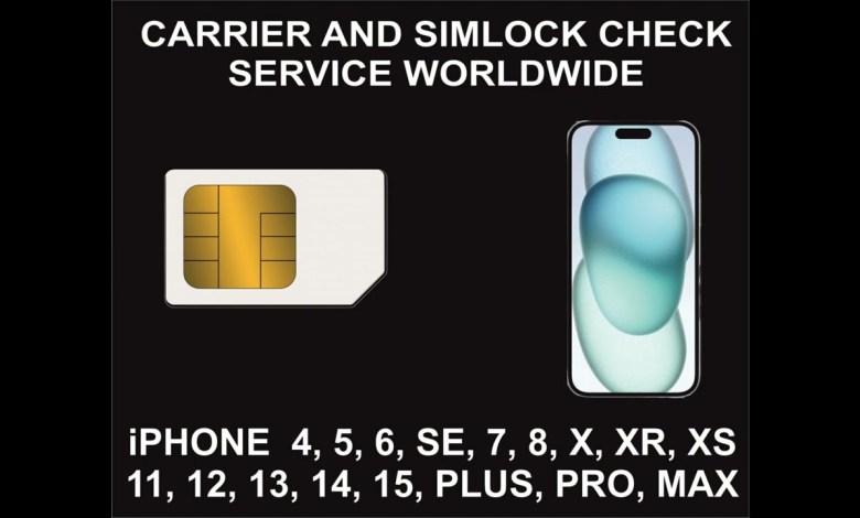 iPhone Carrier, Network, SIMlock Check Service, All iPhone Carrier, Network, SIMlock Check Service, All