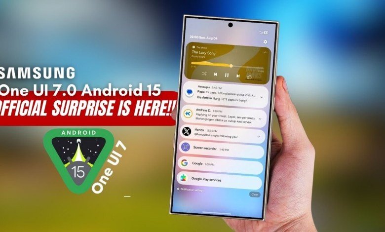 Samsung One UI 7.0 Android 15 – FINALLY, START IN Samsung One UI 7.0 Android 15 – FINALLY, START IN