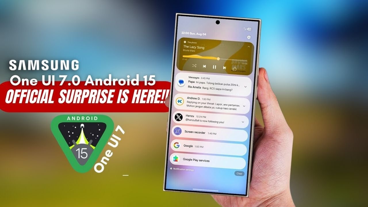 Samsung One UI 7.0 Android 15 – FINALLY, START IN Samsung One UI 7.0 Android 15 – FINALLY, START IN